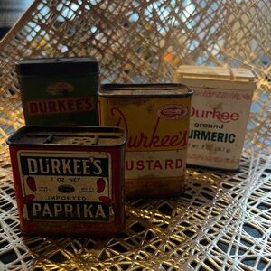 Durkee Spice Tin Collection